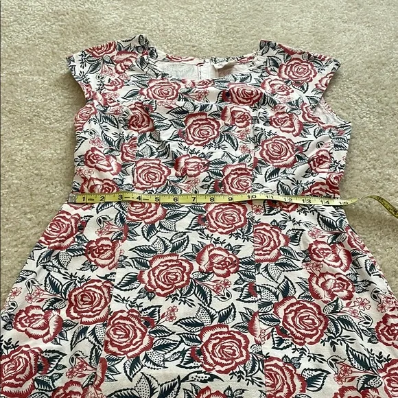 Mata Traders Pink A-line Midi Dress Sleeveless Crew Neck - Picture 7 of 10